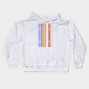 Rainbow barcode Kids Hoodie